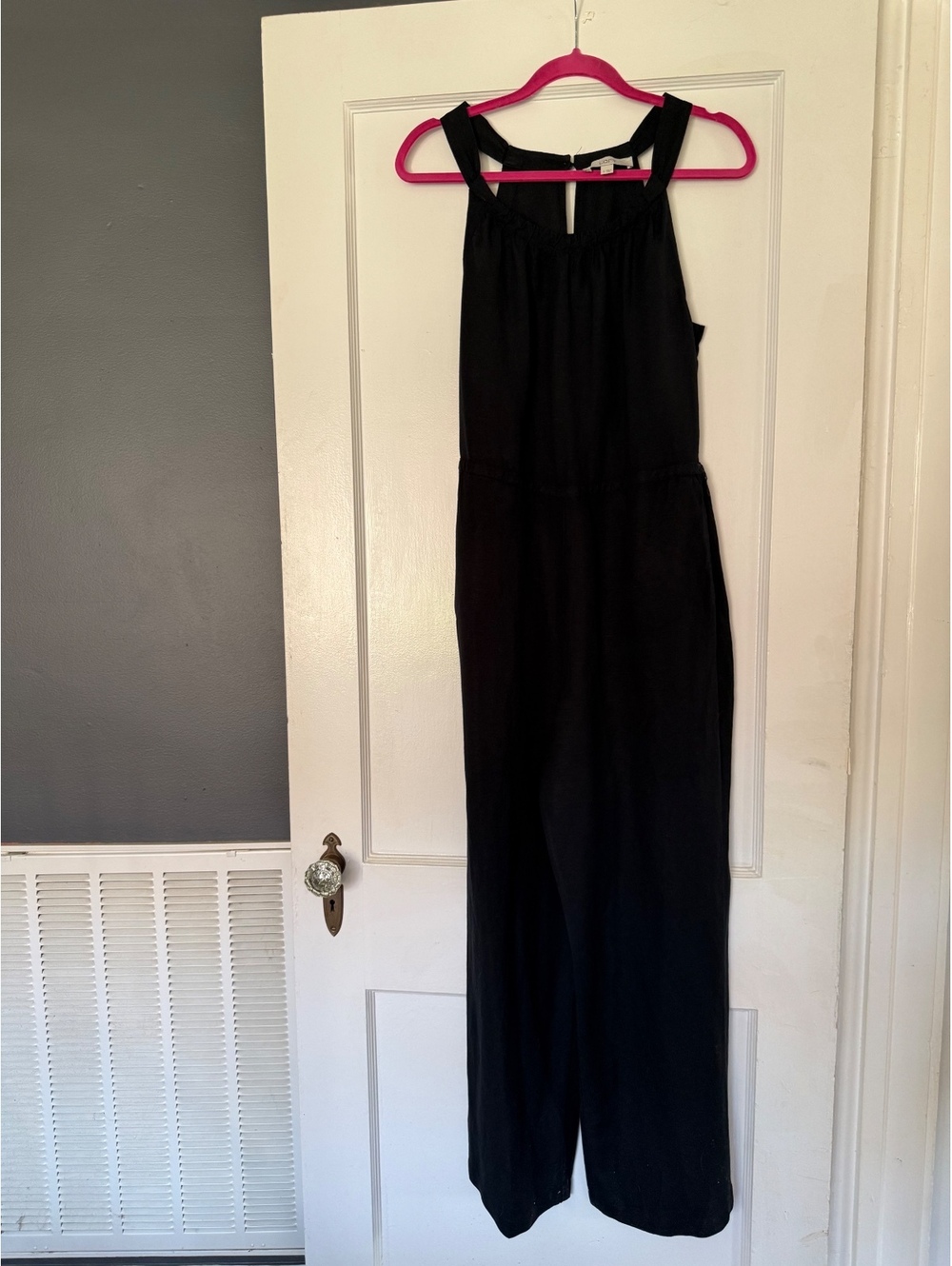 LOFT Black Sleeveless Jumpsuit Size Small